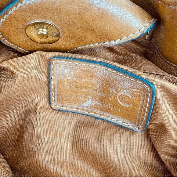 Relic Floral Canvas Hobo Shoulder Bag Ivory Multi Boho Western - Picture 12 of 13